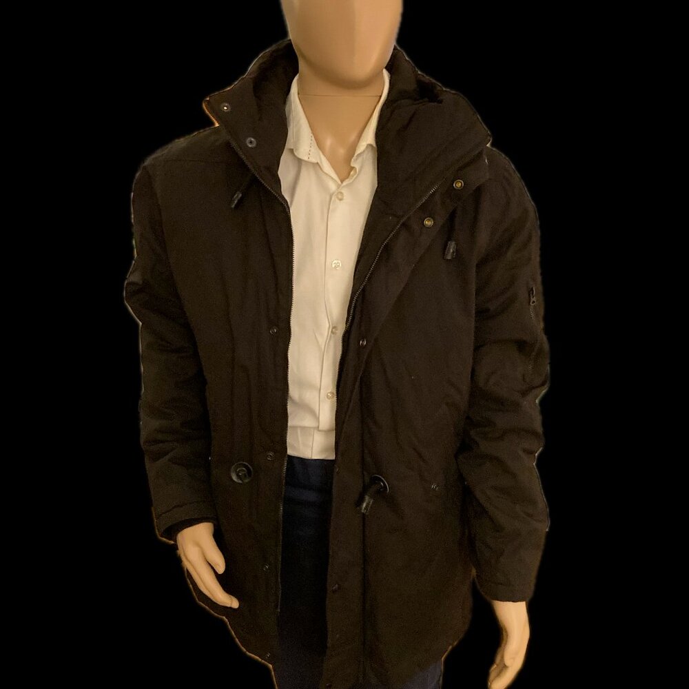 Industrie Extra Large Garment Makers Puffer Jacket Black